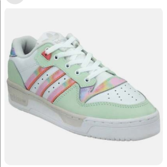 adidas FY1270 Rivalry Low white Tie Dye Women’s 7.5 Kicks Streetwear 80’s Y2K - Picture 2 of 16
